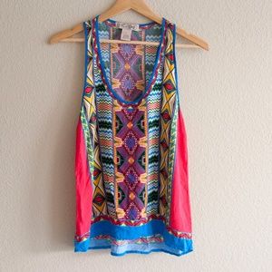✨HP✨ Flying Tomato Aztec Boho Print Tank Coachella